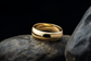 Solid Gold Polished Dome Shaped Wedding Band - Timeless Radiance and Sophistication