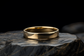 Solid Yellow Gold Flat Shaped Classic Wedding Band | Elegant and Durable Ring for Men or Women